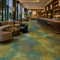 Gewerbliche Teppichfliesen 10mm Dicke Nylon Akustische Isolierung für Kunstgalerie und Lounge-Bar Modulares Bodenbelagsprojekt