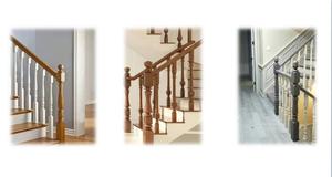 Barandillas de balcón de diseño clásico, pasamanos de escalera de <span class=keywords><strong>madera</strong></span> sin terminar para interiores, balaustres de <span class=keywords><strong>madera</strong></span> para terraza, gran oferta - Product Image 6