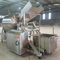 Industrie Viande Nourriture Skip Car 304SUS Sandblast Viande Chariot Mobile Buggy Hopper