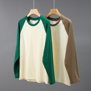 <strong>Men's</strong> 220gsm t <strong>Long</strong>-Sleeved T <strong>Shirt</strong> Manufacturer Supply Wholesale Custom Block Raglan <strong>Sleeve</strong> <strong>Long</strong> <strong>Sleeve</strong> T-<strong>Shirt</strong> <strong>for</strong> <strong>Men</strong> - Product Image 5