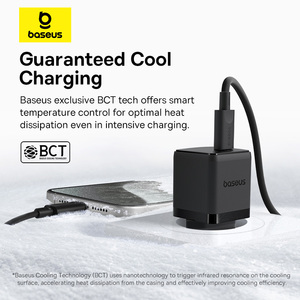 <span class=keywords><strong>Chargeur</strong></span> rapide <span class=keywords><strong>Baseus</strong></span> Palm 1C 30W EU Cluster pour <span class=keywords><strong>iPhone</strong></span>, téléphone Android, tablette, <span class=keywords><strong>chargeur</strong></span> rapide PD - Product Image 4