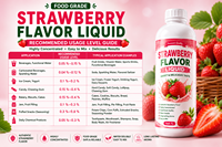 Essence liquide concentrée à la saveur de fraise Taima - Arôme naturel de fraise fraîche de qualité alimentaire