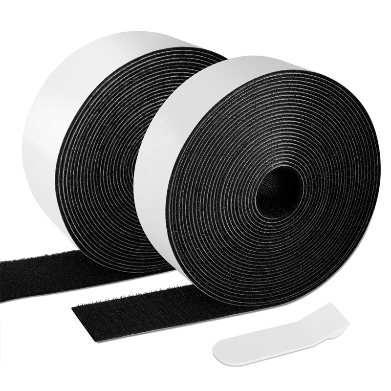 Hot Selling Self-Adhesive Strong Sticky Hook and Loop Fastener Tape Factory Price with Excellent Adhesive Quality