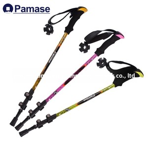 Bâton de randonnée léger en fibre de carbone, pliable en trois sections, pour sports de plein air, <span class=keywords><strong>ski</strong></span>, marche, longueur réglable - Product Image 2