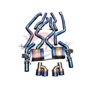 Sistema de Escape Catback Vortex Blue Burnt Titanium para BMW E90 E92 335i 3.0T N54 N55 Ultraligero de Alto Rendimiento Sin Sistema Valvetronic Drone - Product Image 6