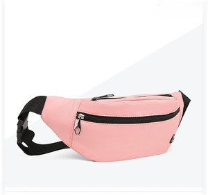 Wholesale Women's Waterproof Nylon Barrel-Shaped <b>Leopard</b> Print Waist Bag with Zipper Closure for Travel & Sports - Product Image 1
