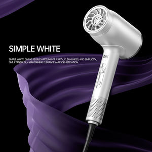 Professionnel grande puissance 2200W sèche-cheveux diffuseur Hd08 Bldc sans feuilles haute vitesse négatif ionique sèche-cheveux brosse - Product Image 5