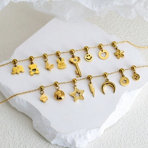 Bracelet tendance en acier inoxydable 316L 18K de luxe, personnalisable, pour la fabrication de bijoux, vente en gros - Product Image 2