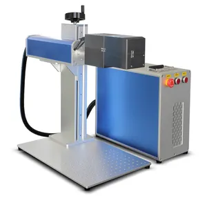 Aluminium/Metaal Graveermachine Fiber Optic Laser Markering Machine Draagbare Sieraden Roterende Goedkope Kleine Te Koop