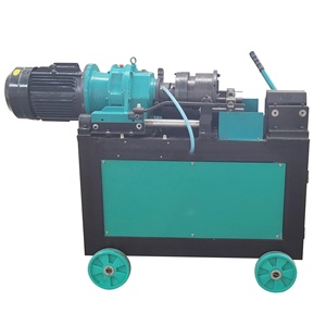 Machine à fileter les barres d'acier semi-automatique certifiée CE pour la construction, 16-32 mm, haute qualité, pour le roulage de filets de barres d'armature - Product Image 1