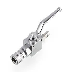 China Supplier 4500PSI 3/8 inch NPT High Pressure Washer Stainless Steel Ball Valve