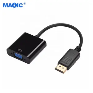 Kabels Veelgebruikte Accessoires 1080P Malte Naar Vrouwelijke Dp Naar Vga Converter Kabel Displayport Naar Vga Adapter Voor Hdtv Projector