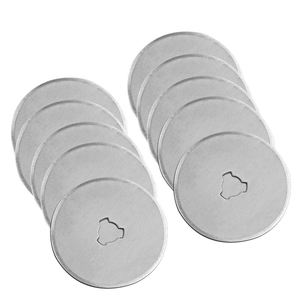 Durable Sharp Stainless Steel 10pcs 28mm Rotary Cutter Blades for Fabric Paper Leather Craft Patchwork <strong>Sewing</strong> Quilting - Product Image 5