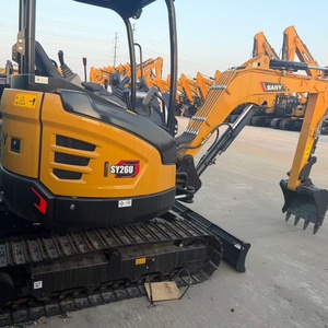 Mini-excavatrice sur chenilles Sany Sy26U de marque chinoise, neuve, 2,6 tonnes, moteur Yanmar, modèle 2026, pompe à engrenages PLC et roulement - Product Image 3