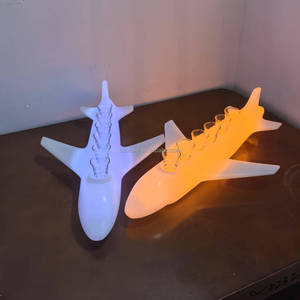 ที่ใส่แก้วค็อกเทล LED รูปทรงเครื่องบินสีสันสดใสแบบชาร์จไฟได้ชั้นวางไวน์ - Product Image 3