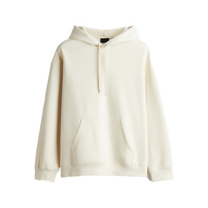 Sweat à capuche pour homme, robuste, vierge, d'hiver, tissé, à col montant, teint uni, écologique, respirant, épais, finition soignée - Product Image 1