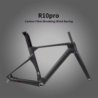 Usine en gros R10 700C cadre de vélo de route en Fiber de carbone cadre de frein à disque aérodynamique vélos de route cadre d'utilisation BMX à pignon fixe