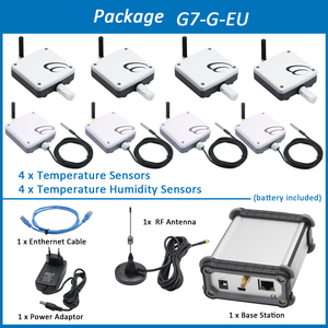 8 Sets <b>Wireless</b> Gateway Waterproof IOT <b>Wireless</b> greenhouse <b>temperature</b> humidity datalogger room humidity <b>temperature</b> <b>sensor</b> - Product Image 3