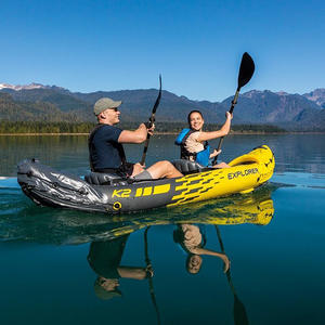 <span class=keywords><strong>INTEX</strong></span> 68307 <span class=keywords><strong>K2</strong></span> Kayak bateau à rames gonflable ensemble bateau à rames professionnel en plein air canoë apporter pagaie pour le Sport bateau de jeu - Product Image 3