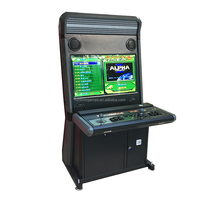 Machine de jeu d'arcade de combat à deux joueurs LCD de 32 pouces Console de jeu vidéo à pièces pour centres de divertissement