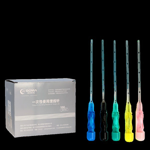 Agujas de Inserción Desechables para Terapia de Acupuntura, Marca High Crown, Caja de 100 Unidades - Product Image 1
