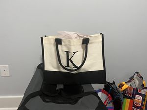 <span class=keywords><strong>Sac</strong></span> Fourre-Tout en Toile 100% Coton <span class=keywords><strong>Personnalisé</strong></span> avec Broderie Initiale et Poche – Cadeau Idéal pour <span class=keywords><strong>Maman</strong></span>, Enseignante ou Amie - Product Image 3