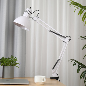 Led Desk Lamp Metal Shade Switch Control 220V Ac Power For Student Dorm Bedroom Study - Product Image 1