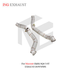 Tubo de Escape de Alto Flujo ING para Maserati Ghibli <span class=keywords><strong>SQ4</strong></span> 3.0T, Tubos de Escape de Carreras, Accesorios para Automóviles - Product Image 5