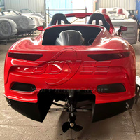 4.98m fibre de verre Water Jet Ski Car Boat Speedboat de course de luxe pour les excursions sur le lac et les sports nautiques en plein air