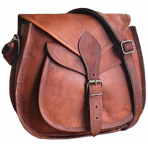 Bolso Bandolera de Cuero de Grano Completo con Hebilla, Moderno, Ligero, Elegante y Espacioso para Viajar, la Combinación Perfecta de Elegancia y Durabilidad - Product Image 1
