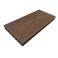 Plancher de terrasse en composite WPC imperméable antidérapant lisse à emboîtement DUAL LOCK languette et rainure style moderne
