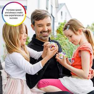 Jouets sensoriels intelligents pour fêtes, gadgets anti-stress, Pop <span class=keywords><strong>n</strong></span> Play, cadeaux de Noël, puzzle 3D de football, <span class=keywords><strong>boule</strong></span> cube <span class=keywords><strong>magique</strong></span> arc-en-ciel - Product Image 4