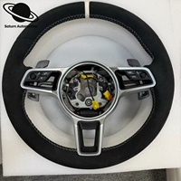 Volant en fibre de carbone pour Porsche 911 981 991 992 718 Macan Panamera Cayenne Taycan Boxster Cayman GT 917 911