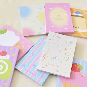 Kawaii Dessert Themed Non-Adhesive <b>Memo</b> <b>Pads</b> Set Assorted Cute Ice Cream/Cake/Pudding Patterns Customizable Office Daily - Product Image 3
