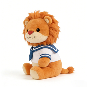 Peluche Lion Douce et Rembourrée, Jouet Animal Personnalisé en Peluche avec Tissu, Peluche Promotionnelle Lion en Peluche Rembourrée, Poupée Lion en Peluche - Product Image 4