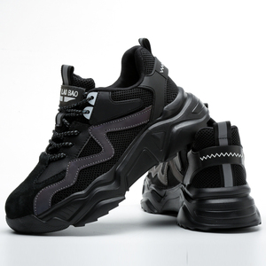 <span class=keywords><strong>Chaussures</strong></span> <span class=keywords><strong>de</strong></span> <span class=keywords><strong>sécurité</strong></span> pour hommes en cuir microfibre antidérapantes à bout en acier pour la vente en gros - Product Image 6