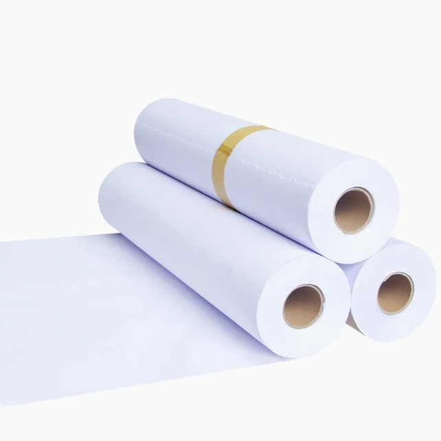 Factory Wholesale Premium White Art Paper Roll 80GSM For CAD Printing and Clothing Use