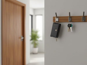 Women's Single Pull Wallet Large Size Zipper Closure Geometric Pattern Microfiber <b>Synthetic</b> <b>Leather</b> Simple Style - Product Image 2