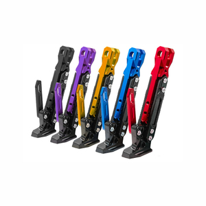 Béquille latérale universelle réglable en alliage d'aluminium CNC pour système de carrosserie de scooter, moto tout-terrain et motocross - Product Image 2