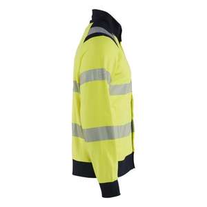 BLAKLADER - 3461176233894XL Sudadera Multinorm con cremallera completa Hi-vis Amarillo/Azul Marino-EAN 7330509911211 ROPA DE TRABAJO DE LA HI-VIS - Product Image 4
