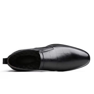 Chaussures Oxford pour homme en cuir véritable, style italien haut de gamme, faites à la main, pour mariage, à enfiler, broderie légère camouflage, collection automne - Product Image 3