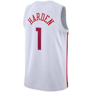 <span class=keywords><strong>Camiseta</strong></span> de <span class=keywords><strong>Baloncesto</strong></span> de <span class=keywords><strong>James</strong></span> <span class=keywords><strong>Harden</strong></span> para Hombre, Filadelfia # <span class=keywords><strong>Camiseta</strong></span> Bordada con Logos, Uniforme Juvenil de Verano, Edición Ciudad, <span class=keywords><strong>Camiseta</strong></span> Cosida - Product Image 4