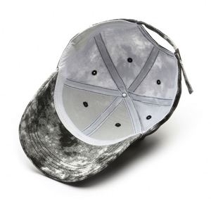 Casquette de baseball vintage 6 panneaux en gros, broderie logo personnalisée, tie-dye, 100 % coton pour sports de plein air et usage quotidien, unisexe - Product Image 4