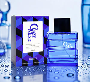 Fresh Ocean Charming 100ml Floral <b>Fragrance</b> <b>Oil</b> Parfum Geometric Bottle Modern Packaging - Product Image 3