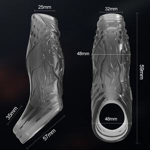 Anneau de retardement épaissi en cristal à dents de loup, préservatif pour usage intime, jouet sexuel pour adulte, pour chambre à coucher, commerce transfrontalier - Product Image 3