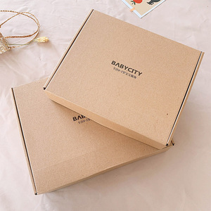 100 gói 6x4x3 inch Nâu các tông sóng hộp bưu phẩm UV lớp phủ dập nổi cho doanh nghiệp nhỏ vận chuyển gửi thư bao bì - Product Image 5