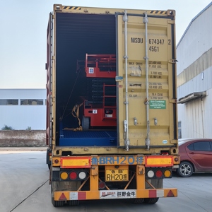 高品質はさみリフト外力ゴムタイヤ建物修理不要プラットフォーム荷重320 kg 450 kg 500 kg - Product Image 6