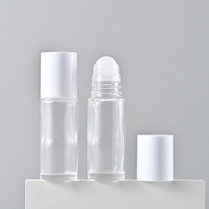 Flacon à bille en verre transparent de 30 ml pour <span class=keywords><strong>huile</strong></span> essentielle de parfum avec bouchon en plastique et bille en verre - Product Image 3