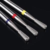 Professionnel 3/32 "poire Sharp Bit cuticule propre carbure clou lime électrique fraise