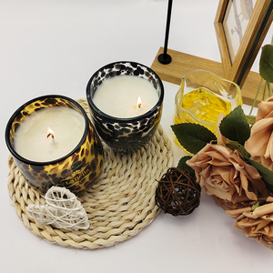 8 Oz 10 Oz 14 Oz Sang Trọng Nến Rỗng Lọ Biểu Tượng Tùy Chỉnh Đầy Màu Sắc Container Nến Thủy Tinh Lọ Với Nắp Và Hộp - Product Image 2